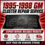1995-1998 GM Full Size Pickup & SUV  Cluster Repair Service