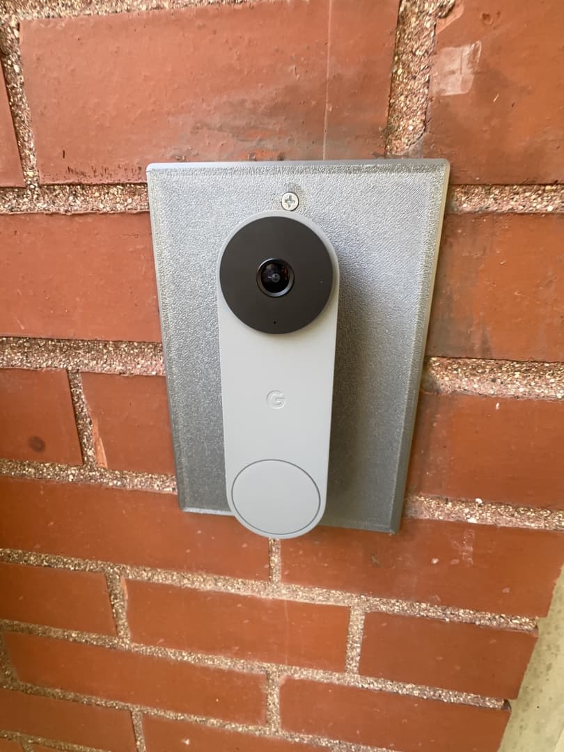 thumbnail image 2 of Hidden River Lab Adapter Plate For Ring ELITE Doorbell - Fits Nutone & M&S Intercoms (Hidden Screws) 2 of 4
