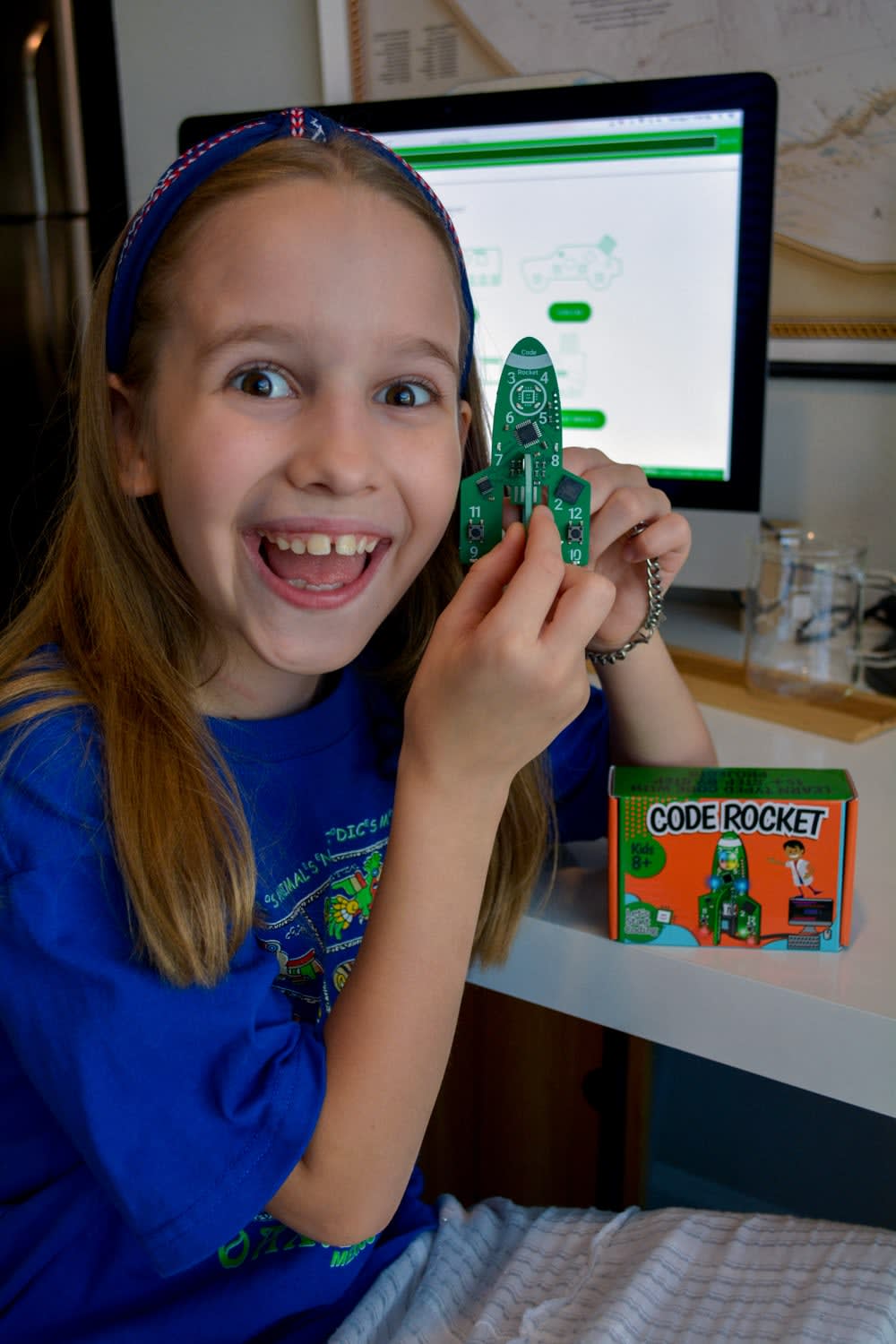 Code Rocket Toy for Kids Ages 8 12+, Learn Block & Typed Coding w/ Circuits  - RobotShop