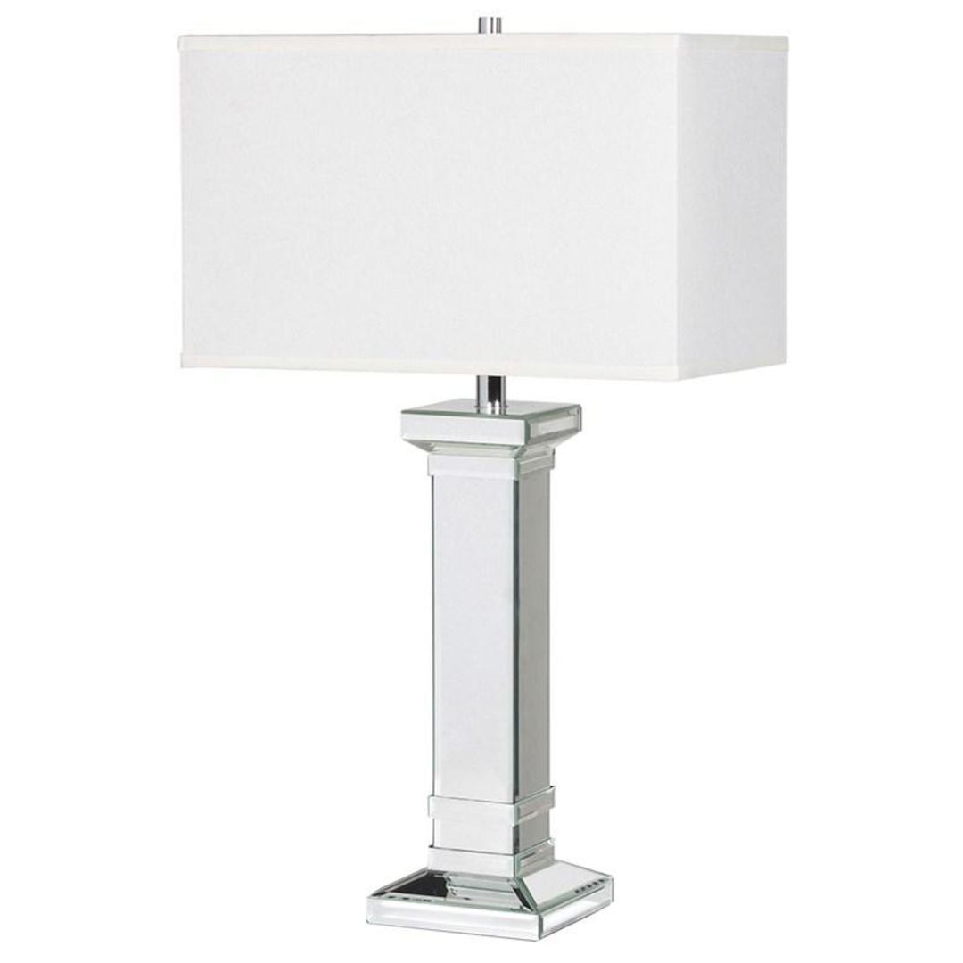 Collection 82 Mirror Column Table Lamp Modern Table Lamps – The Lighting Vault