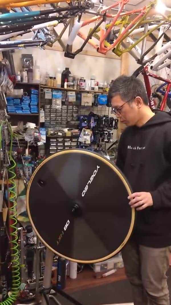 Disc Brake Carbon Clincher Wheelset - 88MM Deep Time Trial