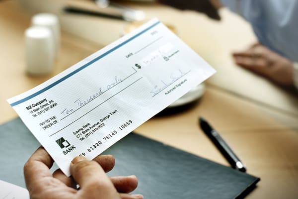 Cheque bancario