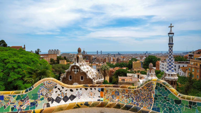 Foto de la ciudad de Barcelona desde Parc Guell