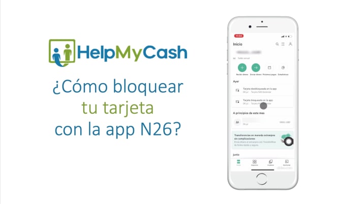 ¿Cómo bloquear una tarjeta con la app N26?