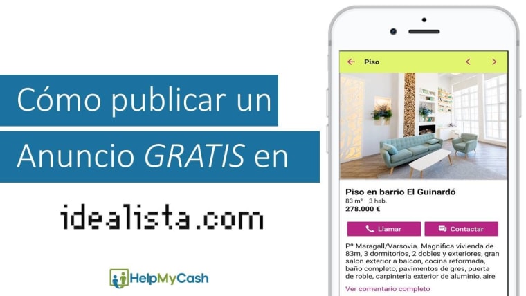 ¿Cómo publicar un anuncio gratis en Idealista?