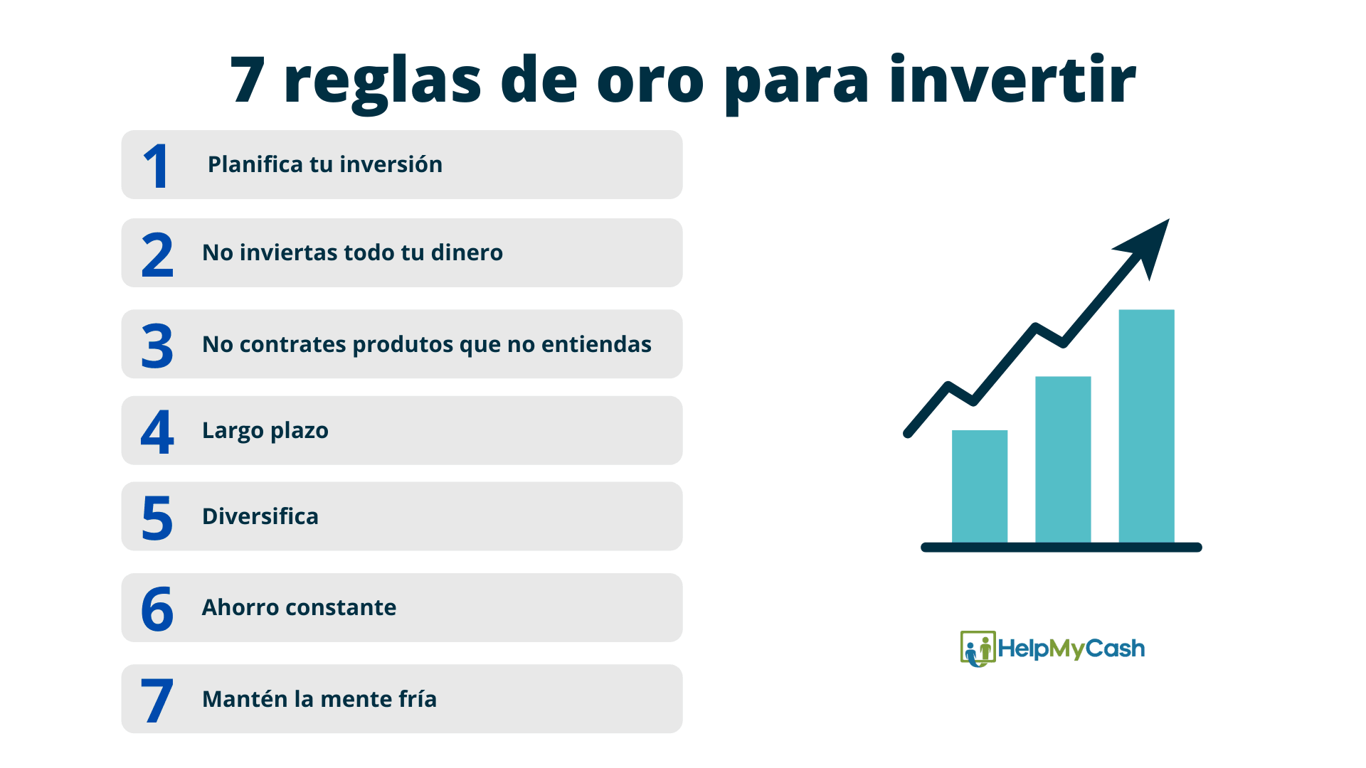 reglas de oro para invertir