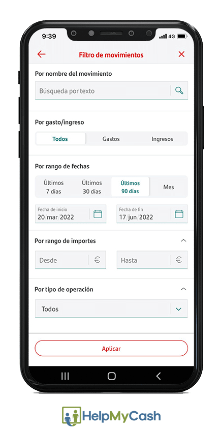 Consultar el extracto bancario del Santander