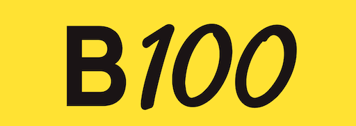 Logo de B100