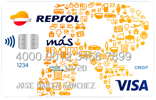 Tarjeta de crédito Repsol Más Visa