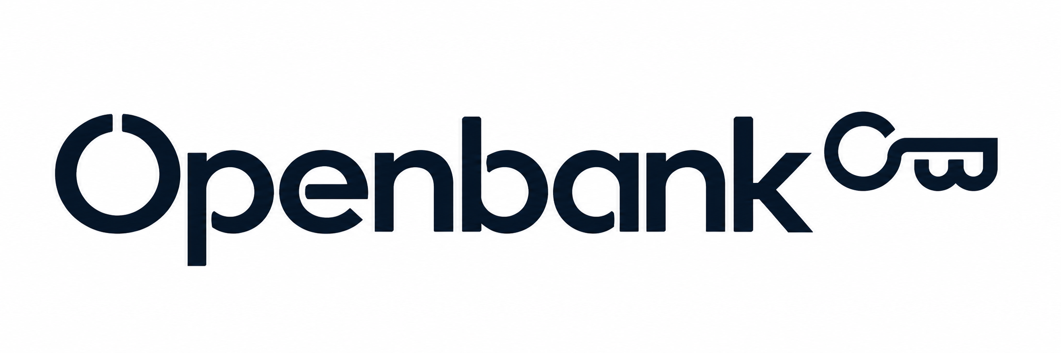 Logotipo de Openbank con la palabra «Openbank» en negro y un símbolo estilizado en rojo y azul a la derecha.