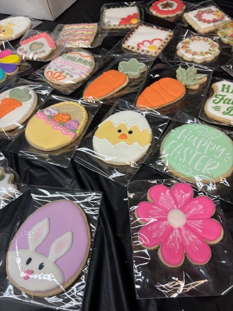 decorated cookies individually wrapped.