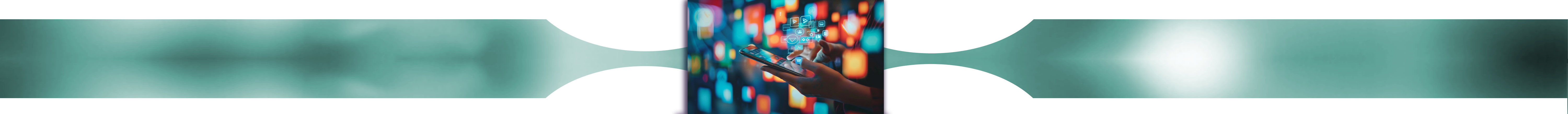 divider image hand holding mobile device