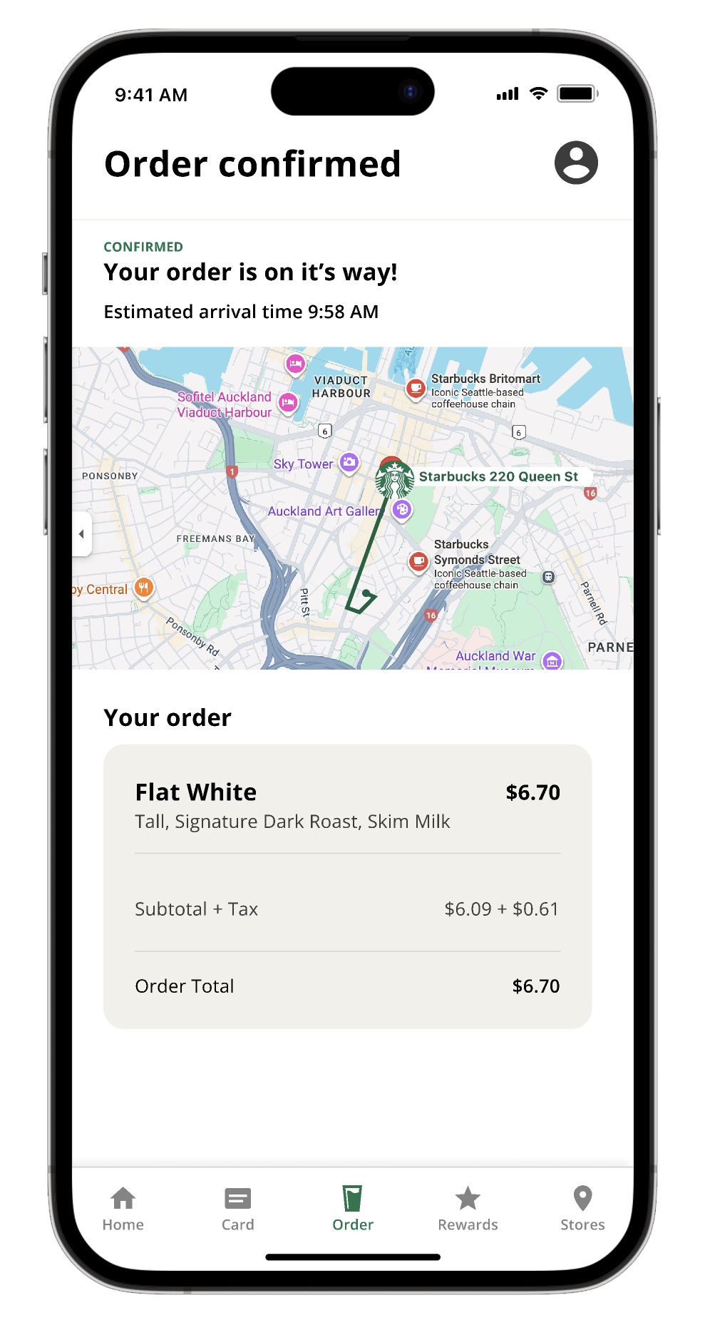 proof of concept - starbucks coffee order