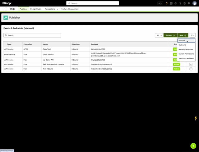 Switch Publisher to Outbound