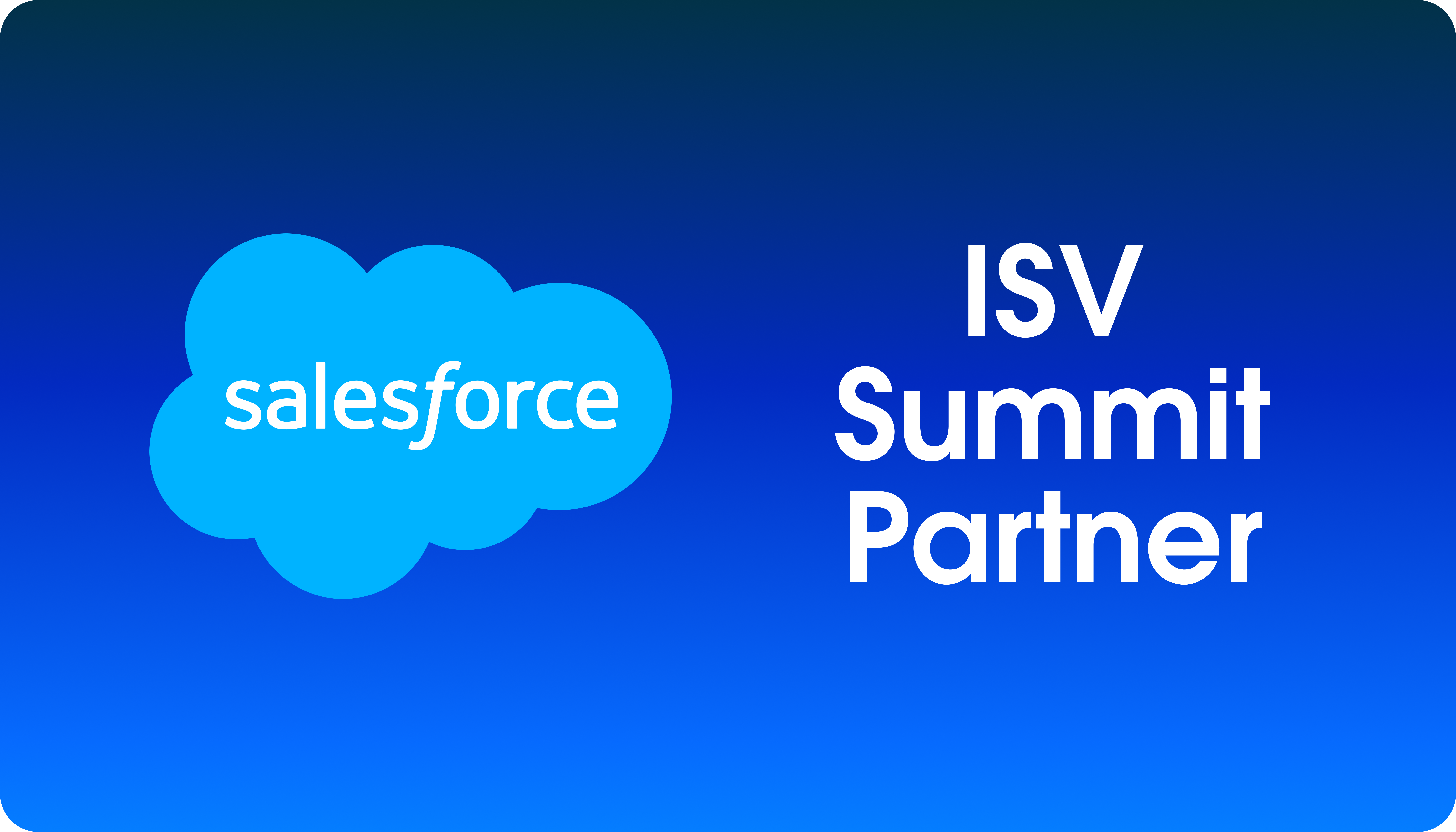 Salesforce ISV Summit Partner