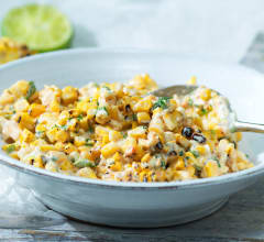 Grillad corn salad