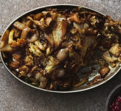 Kålpudding med lingon