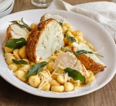 Rostad blomkål med gnocchi och brynt smör