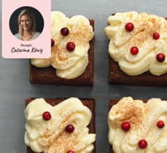 Mjuk pepparkaka med krämig frosting
