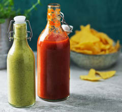 Tomatillo & avokadosås eller tomat & chipotlesås