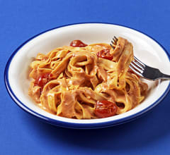 Färsk fettuccine med vodkasås