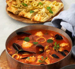 Fisk- och skaldjurssoppa från Toscana