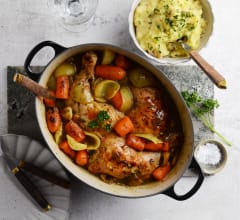 Coq au vin med potatisstomp