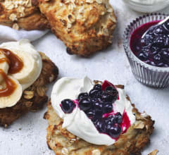 Snabba glutenfria havrescones