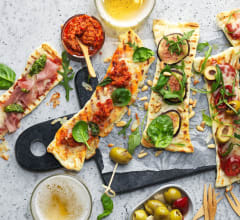 Pizzabites med topping