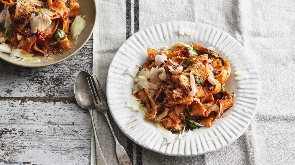 Pappardelle al pomodoro