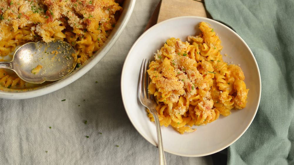 Pumpkin Mac and Cheese