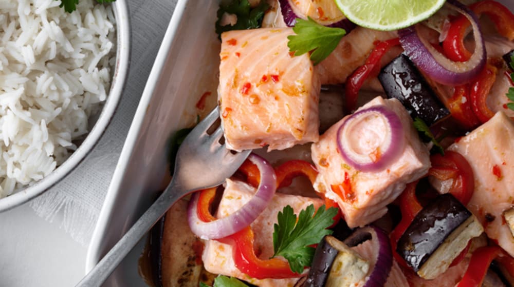 Lax med sweet chili & lime Hemköp