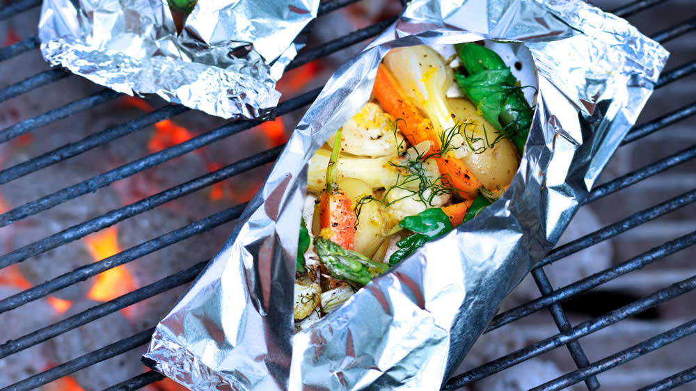 Grönsakspaketet med citron och färska örter