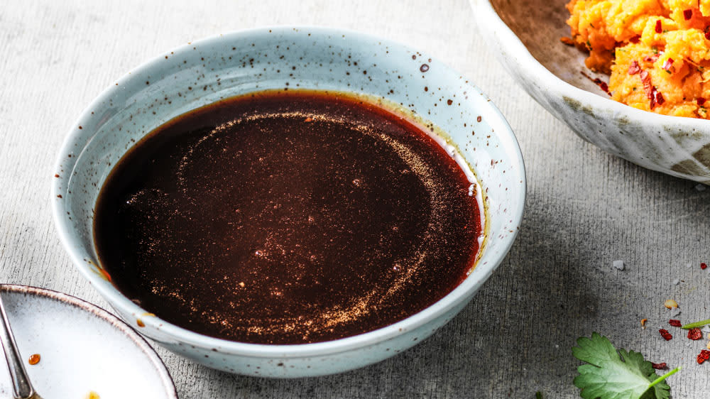 Bourbon glaze med lönnsirap & dijon