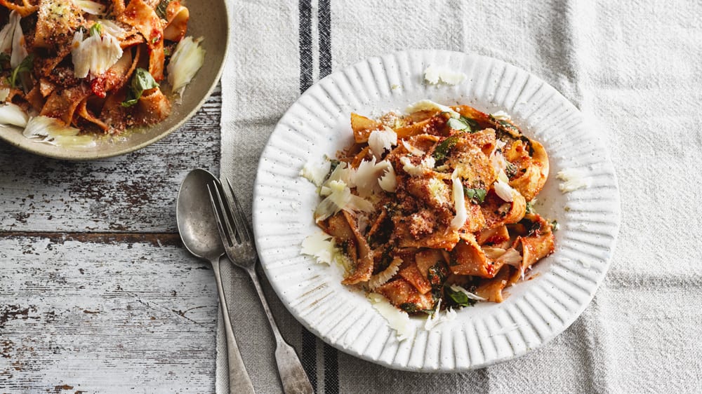Pappardelle al pomodoro