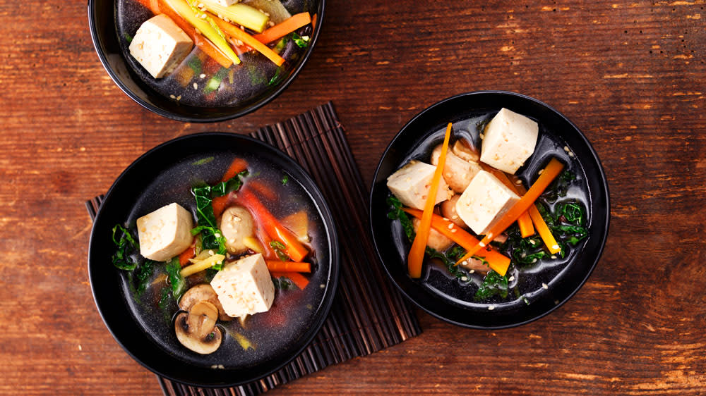 Japansk buljong med tofu