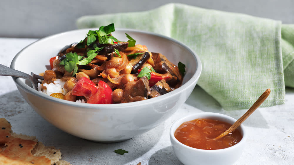 Panangcurry med grönsaker