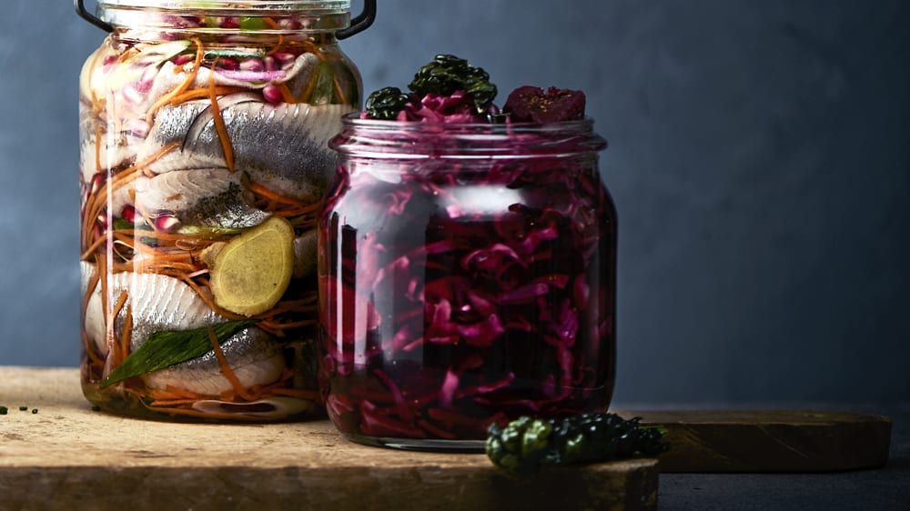 Picklad rödkål med stjärnanis & fikon