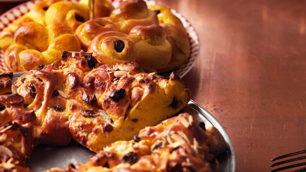 Saffranslängder och lussekatter