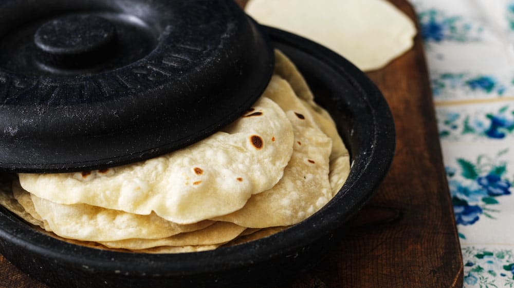 Vetetortilla Texas style