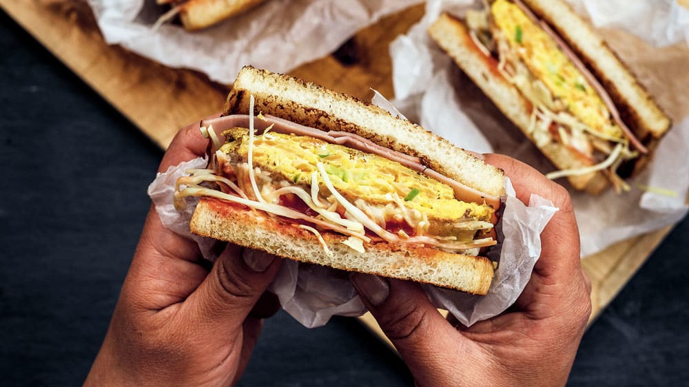 Koreansk street toast