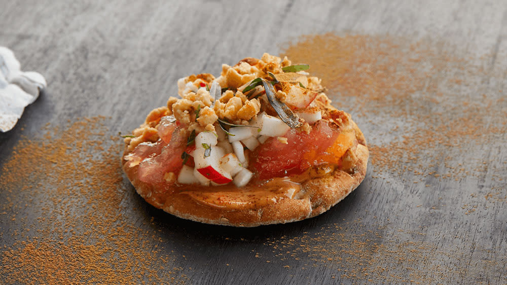 Jordnöt möter äpple