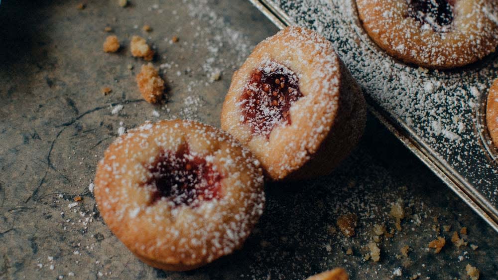 Grottor med fikonkompott