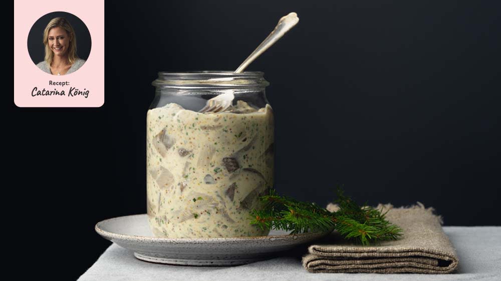 Senapssill med tre sorters senap