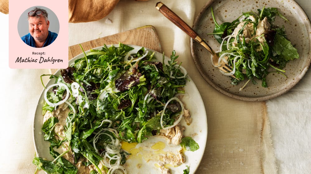 Vitello tonnato - Kokt kyckling med tonfisksås