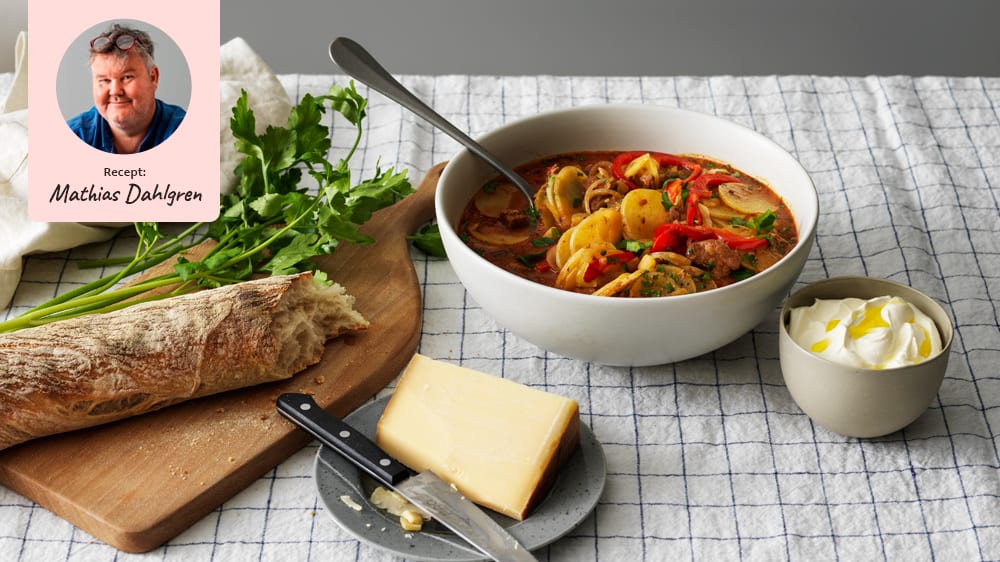 Gulaschpotatis med chili