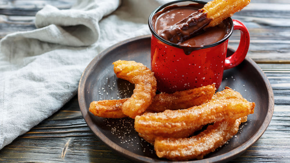 Churros med chokladdipp