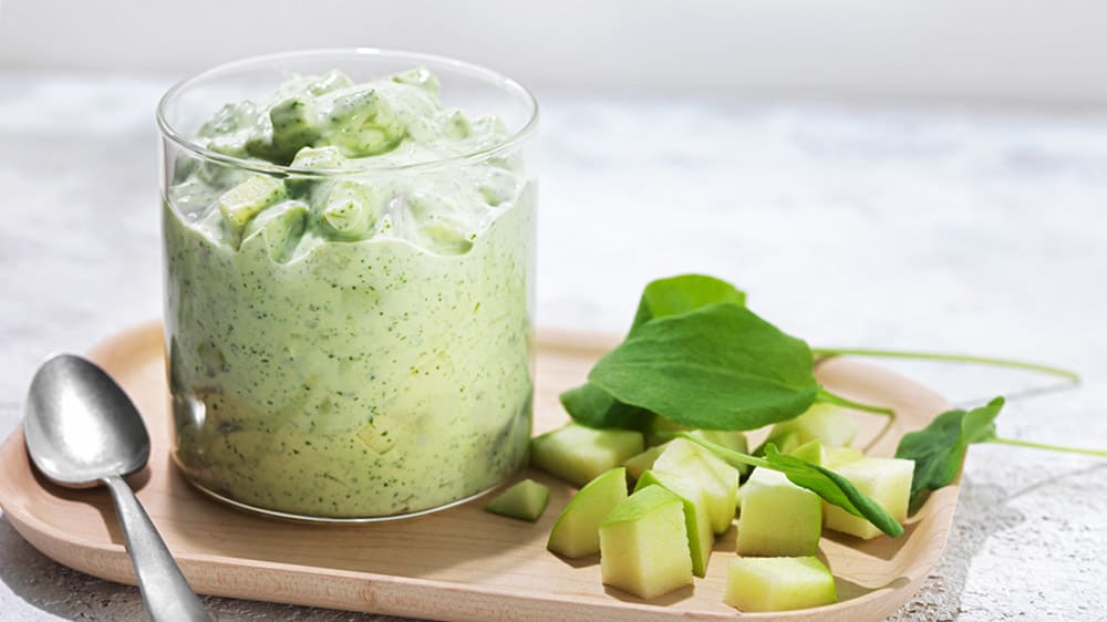 Krämig sill med ängssyra & äpple