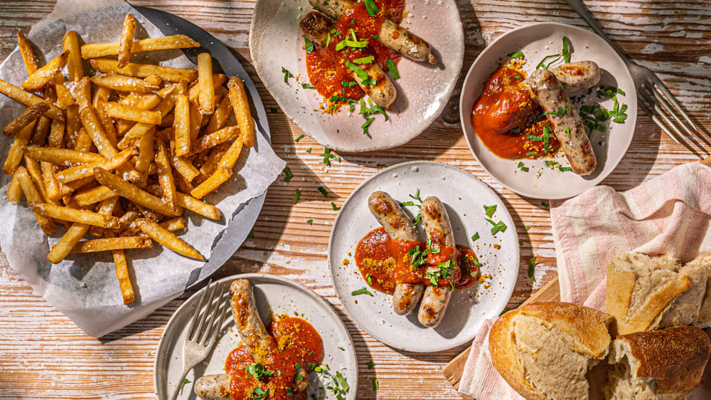 Sausage Curry Wurst Berliner style