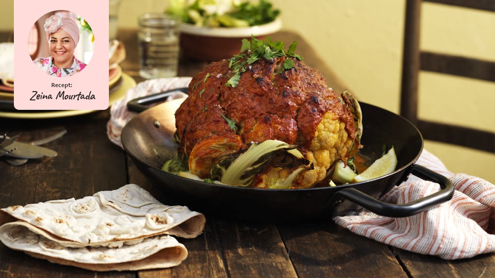 Indisk blomkål med tomat och spiskummin